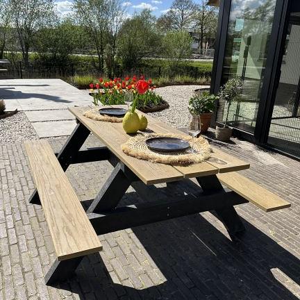 TimberTouch Picknicktafel 180L x 140B x 75H cm, (kleur n.o.t.k.)